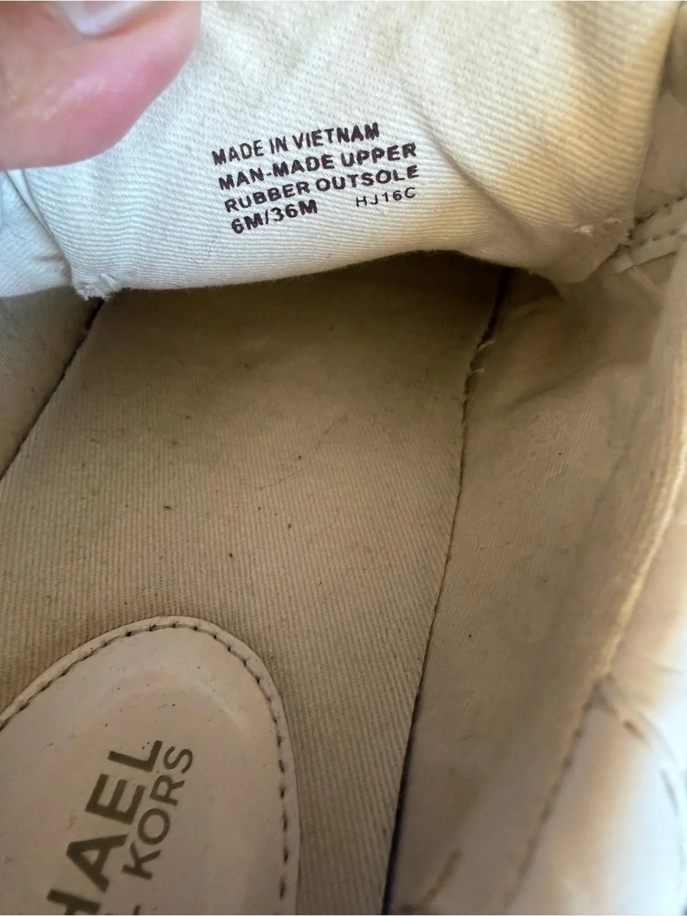Michael Kors White Patent Leather Velcro Sneakers